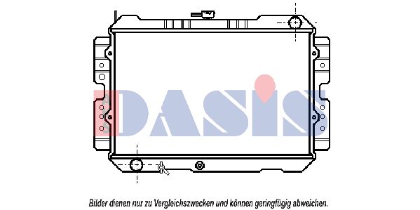 AKS DASIS Radiaator,mootorijahutus 111110N